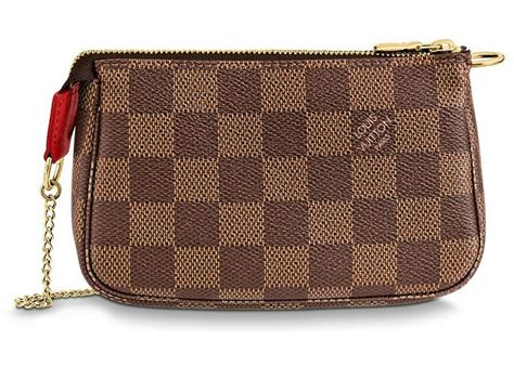 lv mini pochette damier ebene|Mini Pochette Accessoires Damier Ebene Canvas .